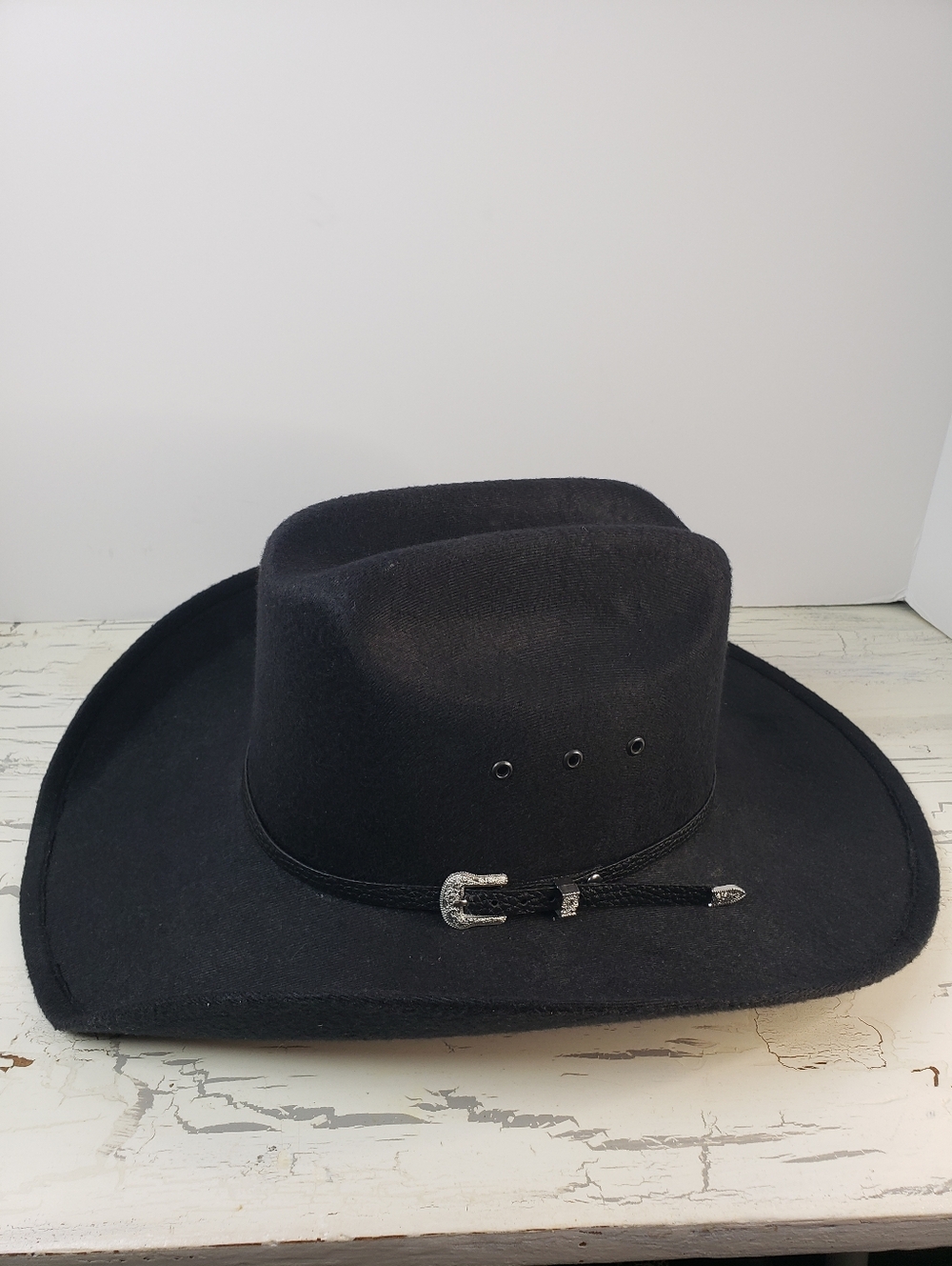 Hat Biz Youth Cowboy Hat (style 19WLK) in Black - Youth size M (6-1/2) - Picture 10 of 14